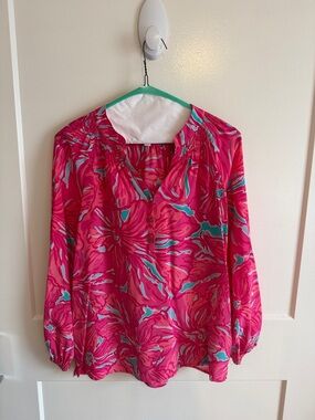 Lilly Pulitzer Silk Elsa Blouse